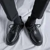 Kleid Schuhe Mode Lace Up Männer Oxfords Business 2024 Klassische Leder Herren Anzüge B191