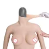 Coussinet de poitrine U-CHARMMORE 4ème génération en silicone pour travesti, demi-corps avec bras, bonnet D, faux seins artificiels, transexuelle 240330