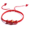Charm-Armbänder Traditionelles chinesisches Drachenarmband mit geflochtenem Seil