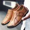 Scarpe casual GILAUGH 2024 Uomo in pelle di marca Classico fatto a mano Scarpe da uomo di alta qualità Mocassini neri Moda Mocasines