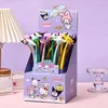 Wholesale 48pcs/box Cartoon Soft Gel Shake Music Neutral Pen Cute Style Girl Signature Pen High Appearance Student Stationery