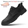 Casual Shoes Spring Autumn Men's Leather Retro Style Zapatos Hombre Cuero italiensk designer 2024 Fashion