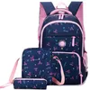 Sac à dos 3 pièces/ensemble sacs d'école pour adolescentes filles impression sacs à dos enfants sac de voyage orthopédique Mochila Infantil