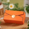 Cadeau cadeau 30 pcs enveloppe créative boîte de bonbons de mariage festival / fête emballage papier multicolore petite taille 12.5x6.7x4.5cm