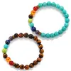 Bived Bijoux de Mode Spirit Stone Yoga Seven Chakra Bracelet Bracelets ET Drop Drop