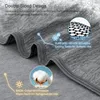 Cobertores Cooling Duvet 2-em-1 Cobertor de verão Auto-resfriamento de algodão com Q-Max 0,45 Fibras Adulto Fino