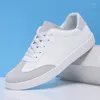 Chaussures décontractées pour hommes, petites chaussures blanches, polyvalentes, mocassins de styliste, baskets pour adultes, automne 2024