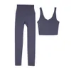 LL Conjuntos de treino feminino push up leggings de fitness cintura alta sutiã esportivo elástico roupas esportivas calças ginásio colete almofadas roupas ternos yoga treino