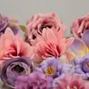 Decorative Flowers 28Pcs Artificial Silk Flower Heads Combo Set Bulk For DIY Wedding Bridal Bouquet Floral Wall NumberDecor Accessories