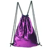 Sac de créateur Halloween Lanboli Book Paillettes Sacs à dos Cordon réversible H94 Double Sirène Voyage Paillette Sports Glitter Sacs Spa Nksj