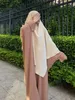 Длинный хиджаб для женщин в стиле Ид Рамадан, женский мусульманский хиджаб с блестками и кисточками, хиджаб, платок, шаль Джеллаба, никаб, молитвенная одежда 240327