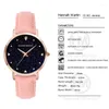 Montres-bracelets HM Top Japonais Original Mouvement Importé Quartz Montre Dames Étanche Cuir Flash Star Cadran Femme Horloge