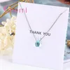 Pendant Necklaces Arrivals Oval Crystals 925 Sterling SIlver Box Chain Necklace For Femme Women Choker Collar Jewelry