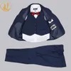 Nimble Boys Abito formale tre pezzi Classico abbigliamento invernale per bambini Piatto monopetto per neonato 240328