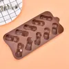 Baking Moulds Racing Mould Ice Tray Silicone Chocolate Mold Kitchen Accessories Candy Easy Demoulding 10 Even Safety