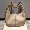 Stella mccartney bolso de cadena cross body mini tote mujer metalizado bolso de mujer Bolsos de hombro de cuero de alta calidad Monedero bolso bandolera