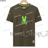 Physcho Bunny Coniglio Polo T Shirt Designer T-shirt da uomo Trendy Fashion USA High Street Manica corta Magliette Abbigliamento Streetwear Coniglietto psicologico Psyco Bunny 143