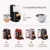 For Nespresso Vertuo POP Refillable Coffee Capsule Coffee Fliter Pod Eco-Friendly Stainless Steel Filter 240328