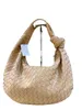 2024 Dumpling Portefeuille de poche Designer Paniers tissés Buns Sacs en cuir Chaoda Nuage Noué Légumes Luxe Designers Femmes Sac à café 40cm Bolso