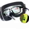 Goggles Snapon Double Layer Lens PC Skiing Antifog UV400 Snowboard Goggles Men Women Ski Eyewear Case