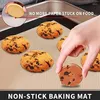 Baking Tools 1Set Macaron Non-Stick Silicone Mat Cookie Pad Rolling Dough Gadget Cake Bakeware Pastry