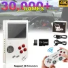 Consoles K8 M8 Console de videogame Builtin 40000 jogos clássicos com dois controladores sem fio 4K HD TV Game Stick 3D Retro Console para PSP