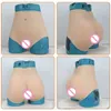 Breast Pad Artificial Silicone Fake Vagina Panties High Waist Butt Lifter Underwear For Cosplay Crossdresser Transgender Shemale Drag Queen 240330