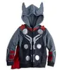 2016 spring and autumn new children39s coat European and American fashion boys hooded jacket Superman modeling4386101