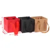 Gift Wrap Thickened Paper Bag Square Portable Kraft Flowers Packaging Birthday Wedding Clothing Handbag