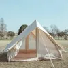 Tält och skydd professionell utomhusanpassad bomullsduk glampande tält uppblåsbar camping vattentät stuga