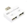 USB Hubs 2.0 Twin Dual 2 Port Splitter Hub Adapter laddningstråd Plug -Drop Delivery Computers Networking Computer Accessories OTKPA