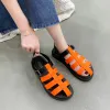 Boots Fashion Summer Sandals Women Causal Ladies Flat Fisherman Sandal Mixed Color Sandals Strap Female Comfortable Woman Shoes