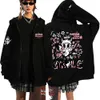 Moletom com capuz feminino quente karol g bichota moletom com capuz homem mulher harajuku zip up moletom 240401