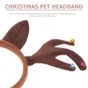 Hundebekleidung Weihnachten Haustier Stirnband Kostüm Weihnachten Haarband Festival Urlaub Kopfbedeckung