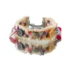 Charme Pulseiras Outono e Inverno Minoria All-Match Doce Cool Ins Borboleta Chinesa Cor Pulseira De Pelúcia Para Mulheres