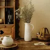 Vases Nordic Style Simple Art Vase à fleurs en céramique Lumière moderne Luxe pour arrangement séché Accueil Décorations douces