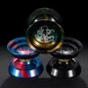 Yoyo Professional Magic Metal con 10 palline in lega in lega ad alta velocità che non risponde ai giocattoli classici per bambini Y240329