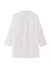 Женские блузки 2024, милая модная вышивка, полый топ, ретро рубашка с длинным рукавом, уникальная