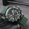 2024 Fashion Full Brand Wrist Watches Men Male Style Multifunction Luxury With Silicone Band Quartz Clock BR 11