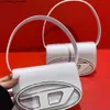 Borsa a tracolla Designer Marchio di moda Design di nicchia Nuovo prodotto Borsa a tracolla singola sotto le ascelle Ding piccola quadrata portatile per le donne