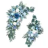 Guirlande de fleurs décoratives suspendues, 2 pièces, arc de mariage, Arrangement Floral, pièce maîtresse