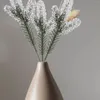 Flores decorativas 24 piezas de pino falso, agujas de decoración, adorno de hojas, selecciones artificiales, ramas simuladas de plástico