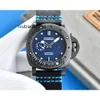 Designer lyxig vattentät klocka Mekanisk automatisk rörelse Sapphire Mirror 47mm gummi Sport armbandsur Watch for Men