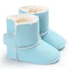 Botas infantis bebê meninas meninos neve inverno quente macio berço sapatos anti-deslizamento prewalk criança nascido unisex