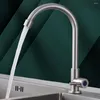 Kitchen Faucets Stainless Steel Faucet Water Purifier Single Lever Hole Tap Cold Sprayer Nozzle Sink Taps