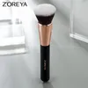 Zoreya preto pincéis de maquiagem conjunto escovas de cabelo natural fundação pó sobrancelha contorno sombra compõem escovas maquiage 240314