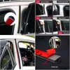 Car Other Auto Electronics Upgrade 2Pcs Sealing Strip B-Pillar Door Upper End Sound Insation Dustproof Rubber To Seal Parts Protection Dhjem