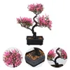 Fiori decorativi Albero bonsai Pianta in vaso artificiale Ornamenti per desktop finti Frutta Decorazioni finte Piante Ornamenti Ufficio