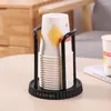 Portaoggetti da cucina Semplice portabicchieri di carta Scaffale usa e getta per uso domestico Desktop multifunzionale Caffè al latte Tè