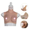 Breast Pad Artificial Sissy Big Tits Realistic Skin Silicone Breast Form för Cosplay Crossdresser Trans Male to Female 240330